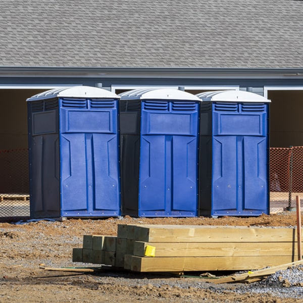 how do you dispose of waste after the porta potties have been emptied in Eastabuchie